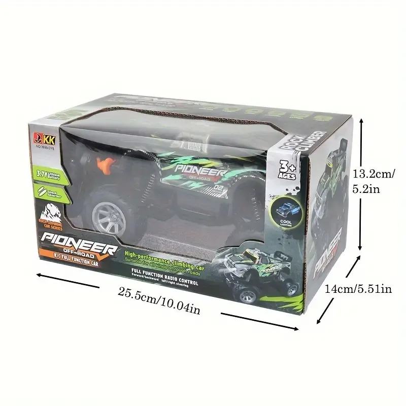 RC drift remote control car, light off-road big foot climbing toy racing car, children's electric toy model boy