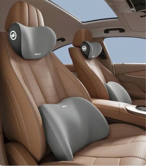Car Headrest & Lumbar Support Cushion