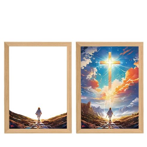Jesus Lamp  Led Light Up Printing
