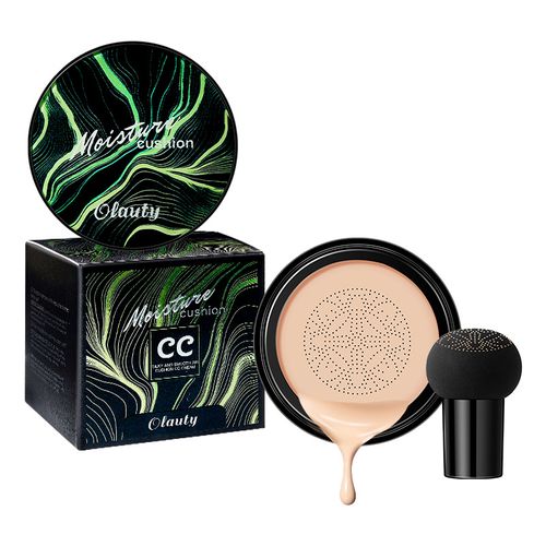 Mushroom head air cushion CC cream isolation foundation concealer acne marks spots bb cream large capacity 0.705oz free Mirror