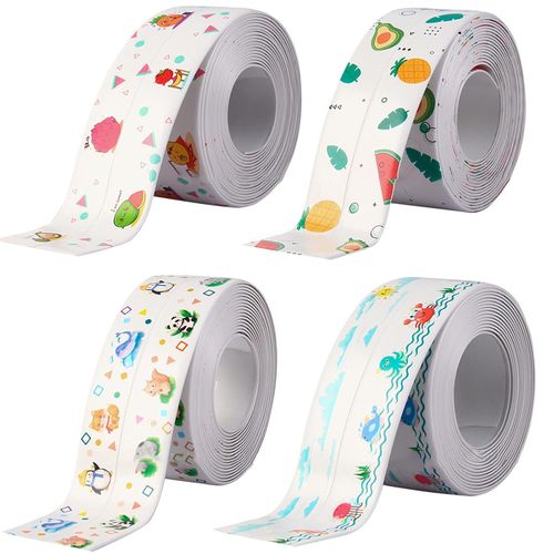 3 Rolls Waterproof and mildew-proof seam sticker (Random pattern)
