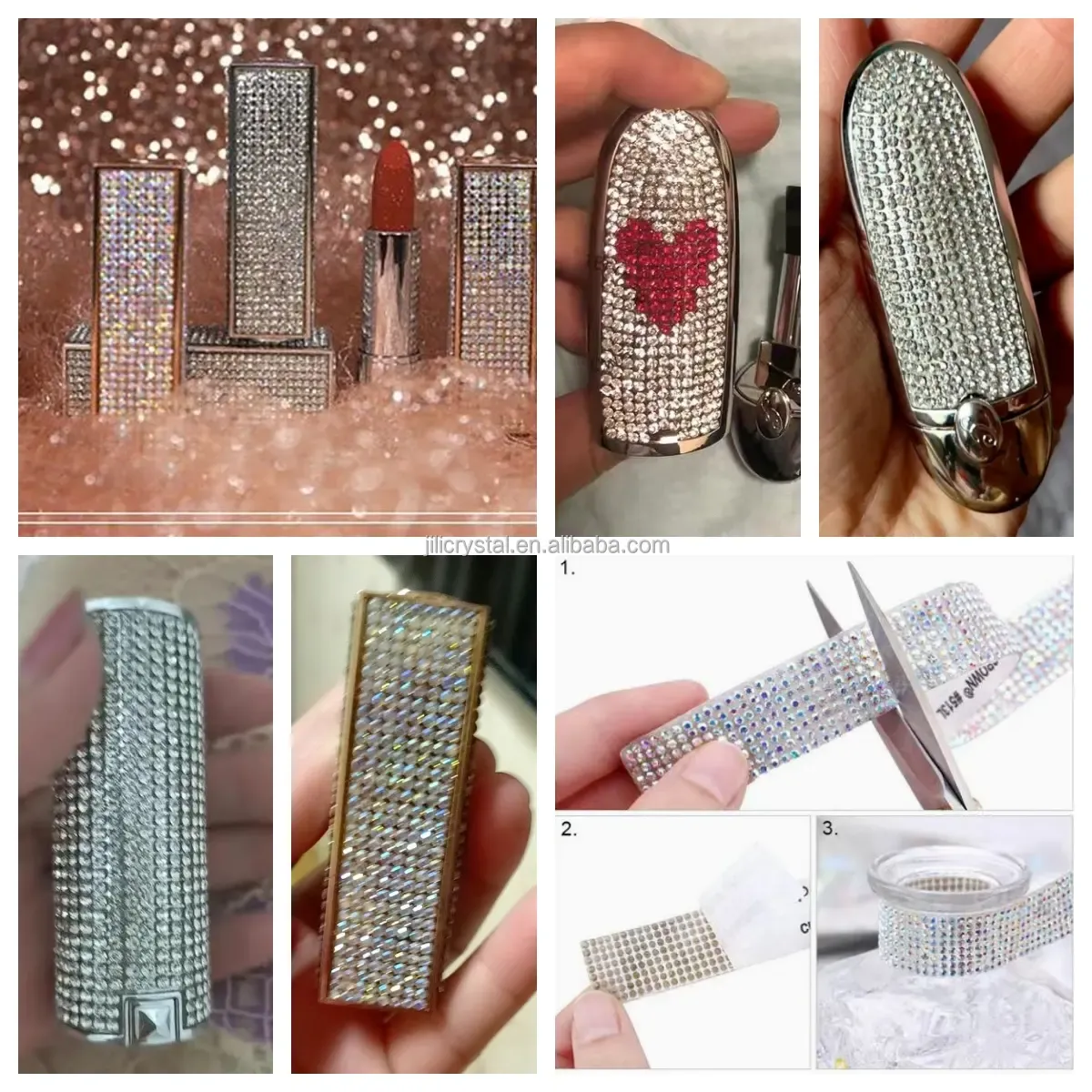 Bling Rhinestone Sheets, Glitter Rhinestone Stickers Self Adhesive for DIY Craft, Gem Sheet for Car Decoration, 24 x 40 cm (AB Color)