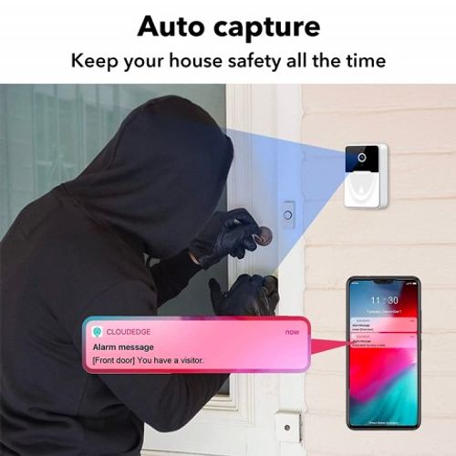 Wireless Video Doorbell With Camera