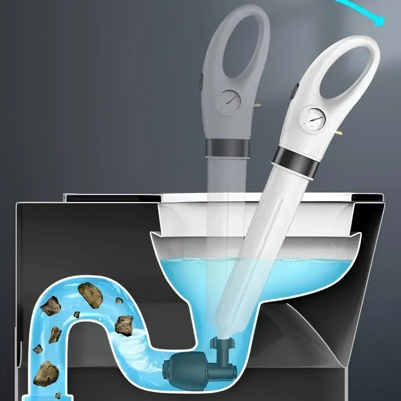 Manual Toilet Plunger with Air Pressure