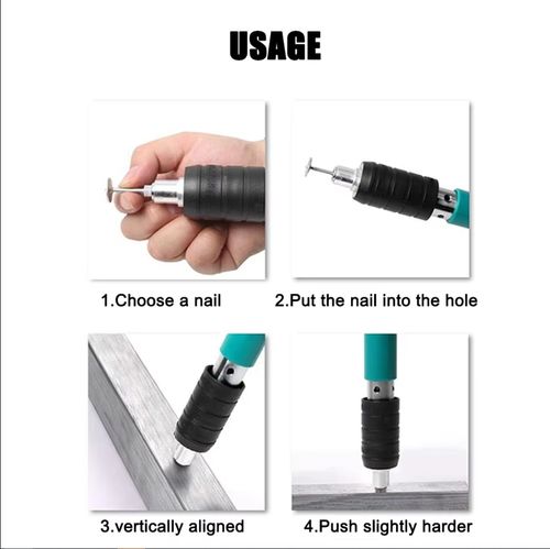 Portable Home Fit Up Metal Plate Nailer Multi-function Wall Fastening Tool Labor-Saving Nail Machine Wall NailsShooting Machine