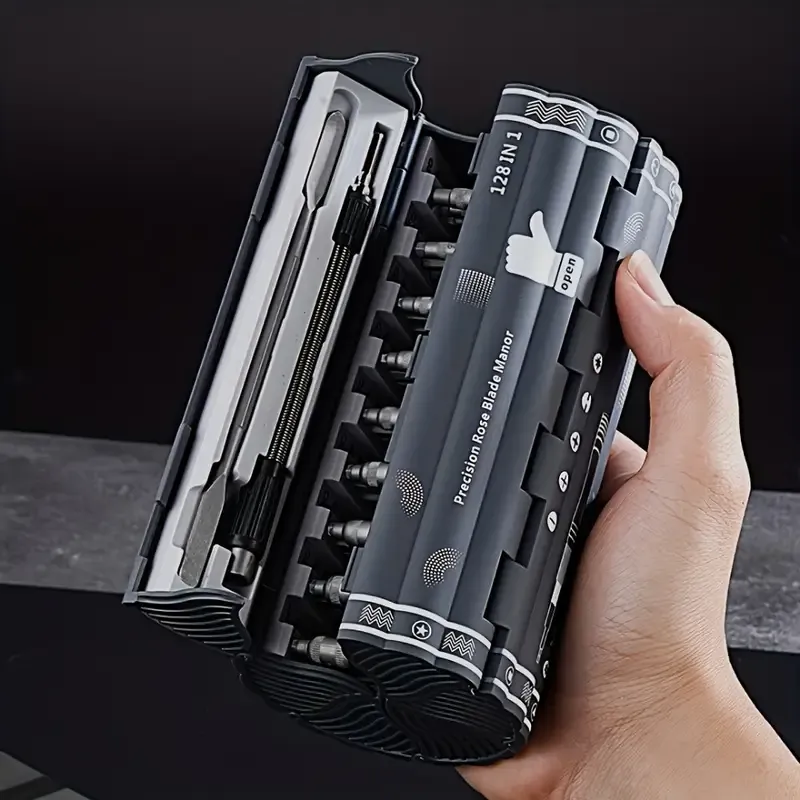 128-in-1 screwdriver set plum blossom hexagonal special-shaped bit multi-functional household repair screwdriver Precision disassembly