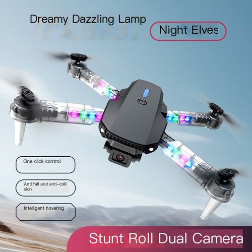E88D drone aerial photography four-axis folding upgraded remote control aircraft with lights E99D children's toy aircraft