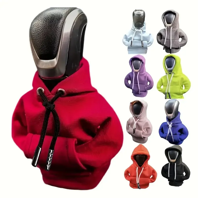 New Shifter knob hoodie cover car gear lever link Hat and clothing set