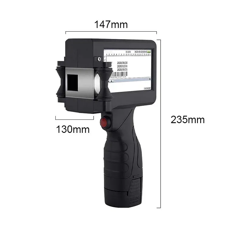 Handheld small inkjet printer