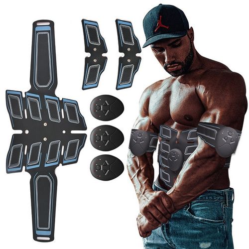 EMS smart new eight-pack abs fitness and weight loss home lazy abdominal patch digital display charging abdominal fitness device