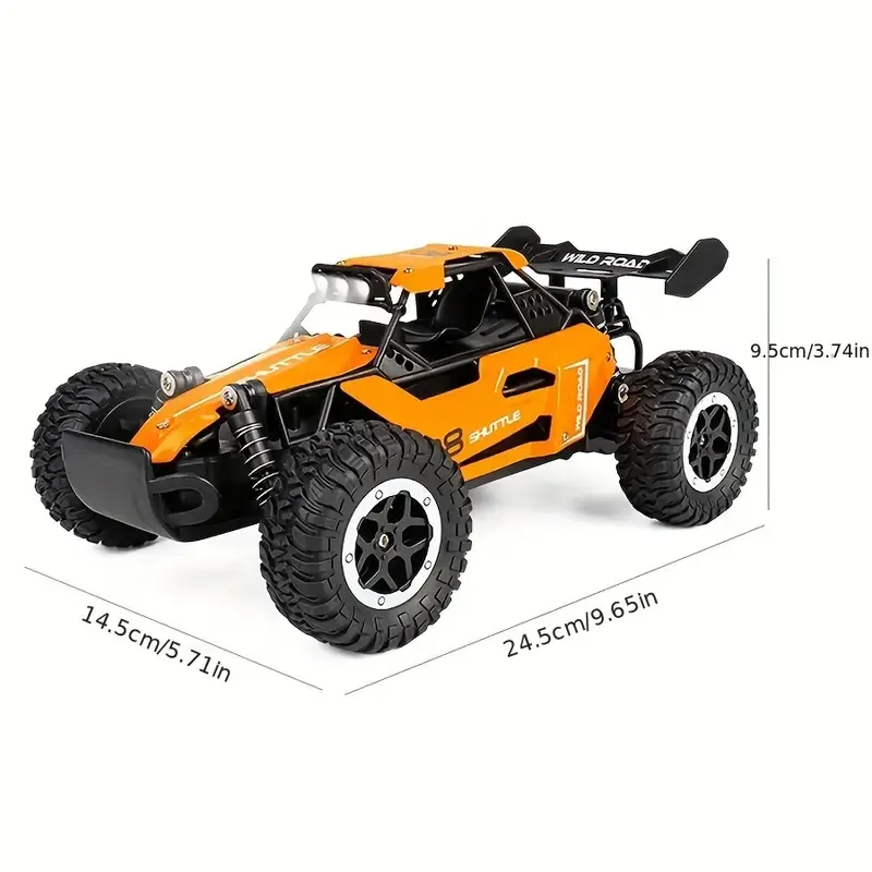 1:16 RC alloy remote control high-speed car 2.4G high-speed big foot climbing off-road car racing model boy toy