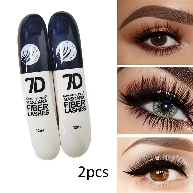 2pcs 7D Fiber Lash Mascara Set