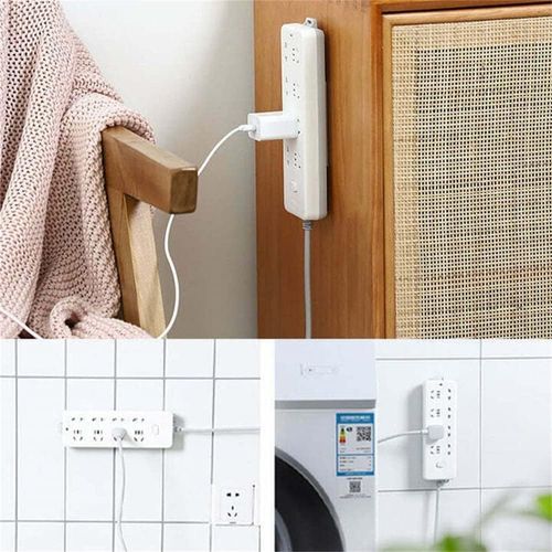 10 Pcs Adhesive Punch-free Socket Holder