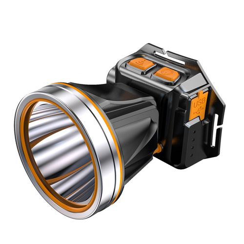 Frogued Head-Mounted Camping Headlight Long Battery Life Plastic Powerful Function LED Headlamp for Outdoor