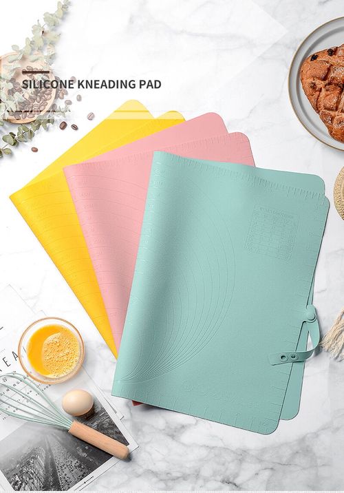 Silicone Baking Mat Band Scale Rolling Pad - Green