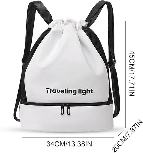 Wet and dry separation backpack