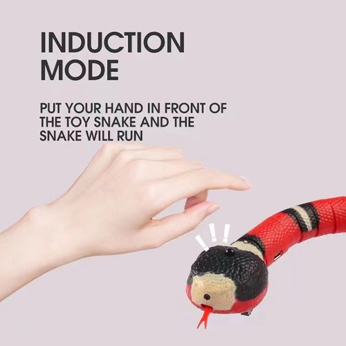 Smart Sensing Interactive Cat Toys Automatic Electronic Snake