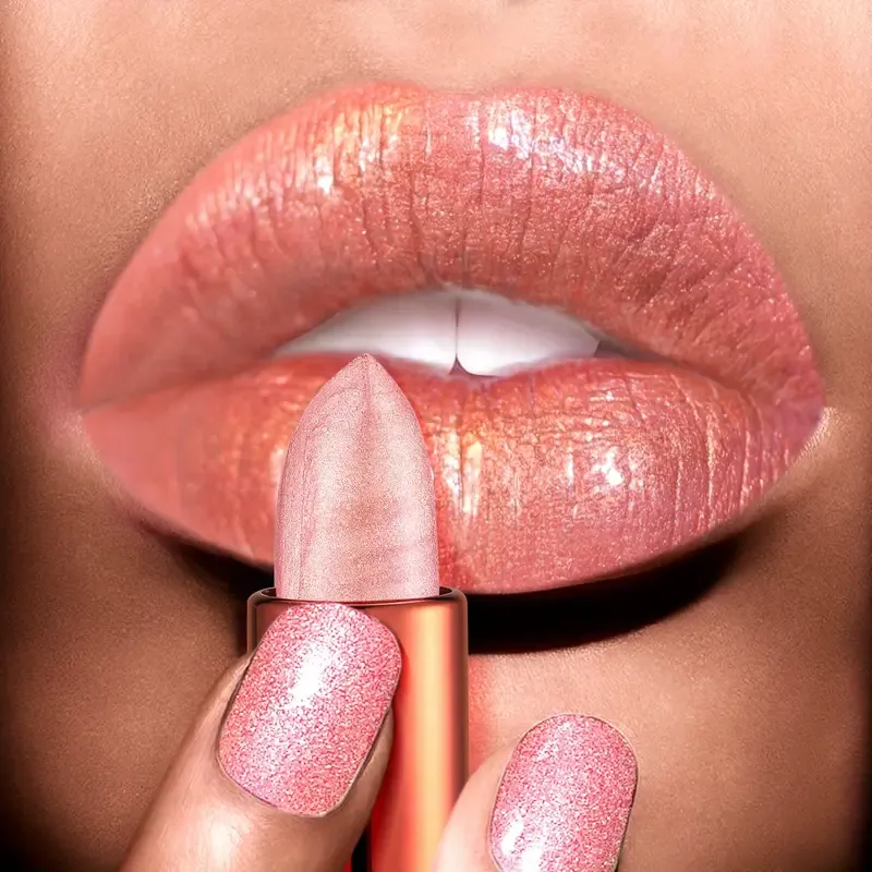 3 colors Berry Pink Sparkly Lip Gloss Paste