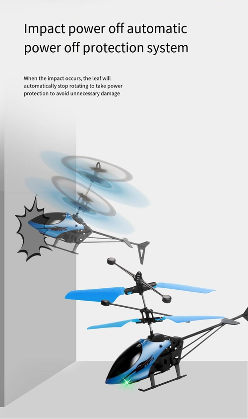 Rechargeable remote control aircraft induction suspended two-way helicopter sensor street stall toy induction aircraft series