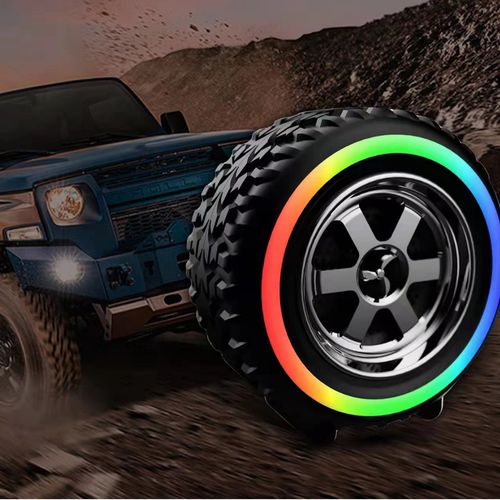 Hardbuzz G2389 (PORTABLE BLUETOOTH SPEAKER) Dynamic Thunder Tyre Shape 5 W Bluetooth Speaker  (Black