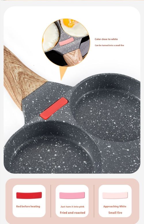 Frying pan household mini four-hole cross-border new medical stone omelette artifact breakfast omelette pot chicken Egg Burger Skillet