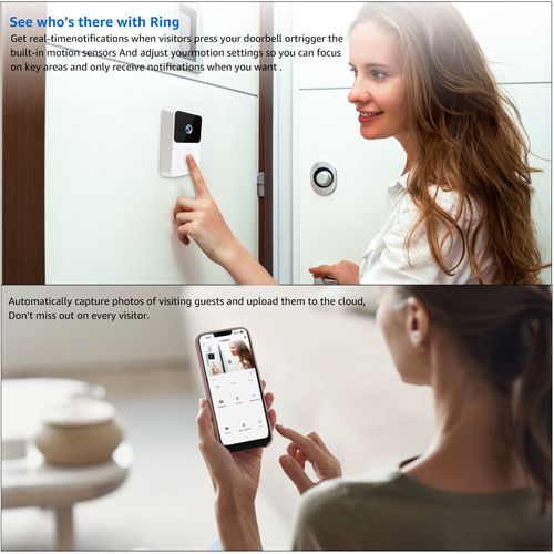 Wireless Video Doorbell With Camera