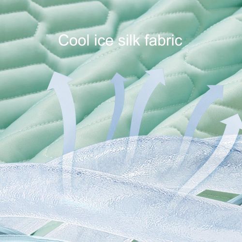 Natural Latex Mat With 2 Pillow Cover (MINT GREEN 180✖200cm)