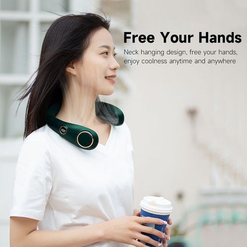Neck Fan Rechargeable Hanging Portable Bladeless Adjustable