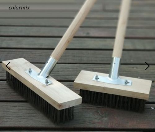 Floor Cleaning Brush Cleaning Garden Flooring Green Moss Outdoor Stainless Steel Cement Floor