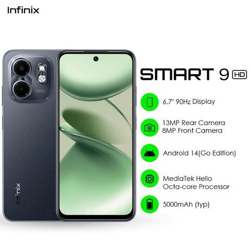Infinix Smart 9HD 6.7 4GB RAM 64GB ROM Black