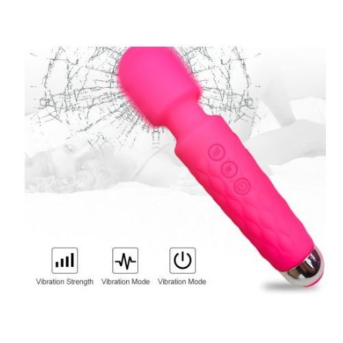 LZDUATAN 20 Mode Powerful Rechargeable Magic Wand Vibrator