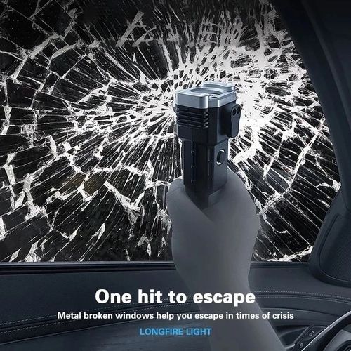 4 In 1 Multifunctional Rechargeable Car Hammer Flashlight