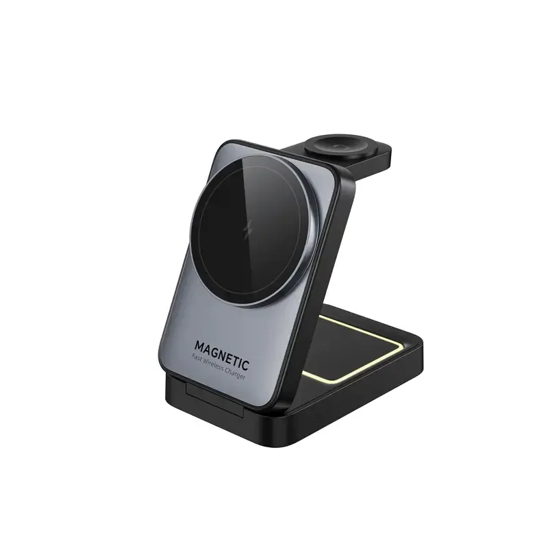 3-IN-1 Foldable Magnetic Wireless Charging Station