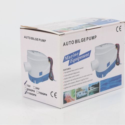 12V Automatic Bilge Pump 1100GPH Water Pump