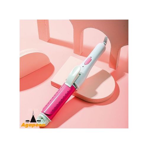 Agapeon Professional Hair Straightener + Curler 2-in-1 Pink