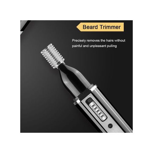 Kemei 4 In 1 Nose Hair Trimmer Eyebrow And Ear Hair - USB