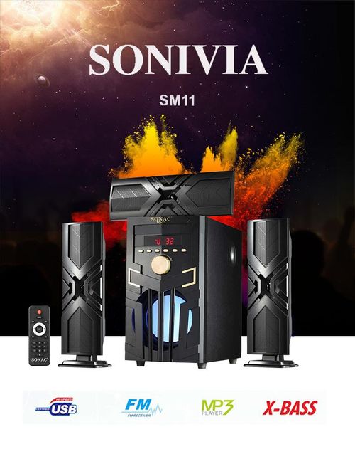 Sonivia Powerful Bluetooth Home Theater with extra bass