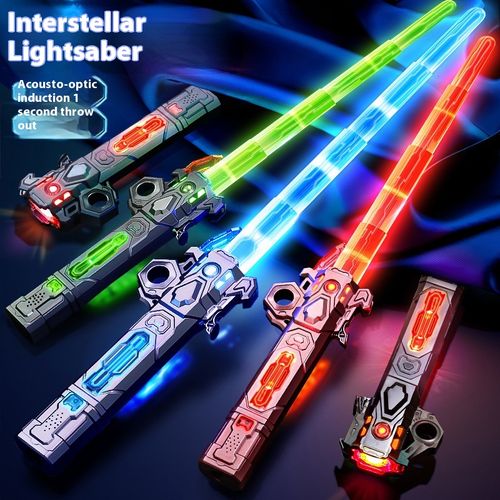 Internet celebrity laser sword genuine Star Wars luminous toy retractable luminous flash toy boy