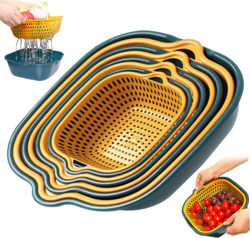 Drain basket set of eight