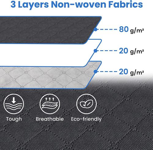 2PCS Foldable Storage Bag Portable Clothes Organizer Tidy Pouch Suitcase Non-woven Home Storage Box Quilt Storage Container Bag Box