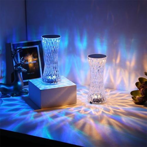 16 Lights Rechargeable Touch-pad Remote Control Table Lamp