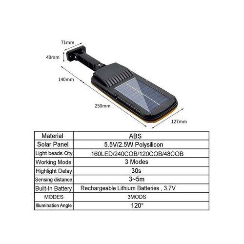 3000W Universal Outdoor Solar LED Light Street Light With Remote Control