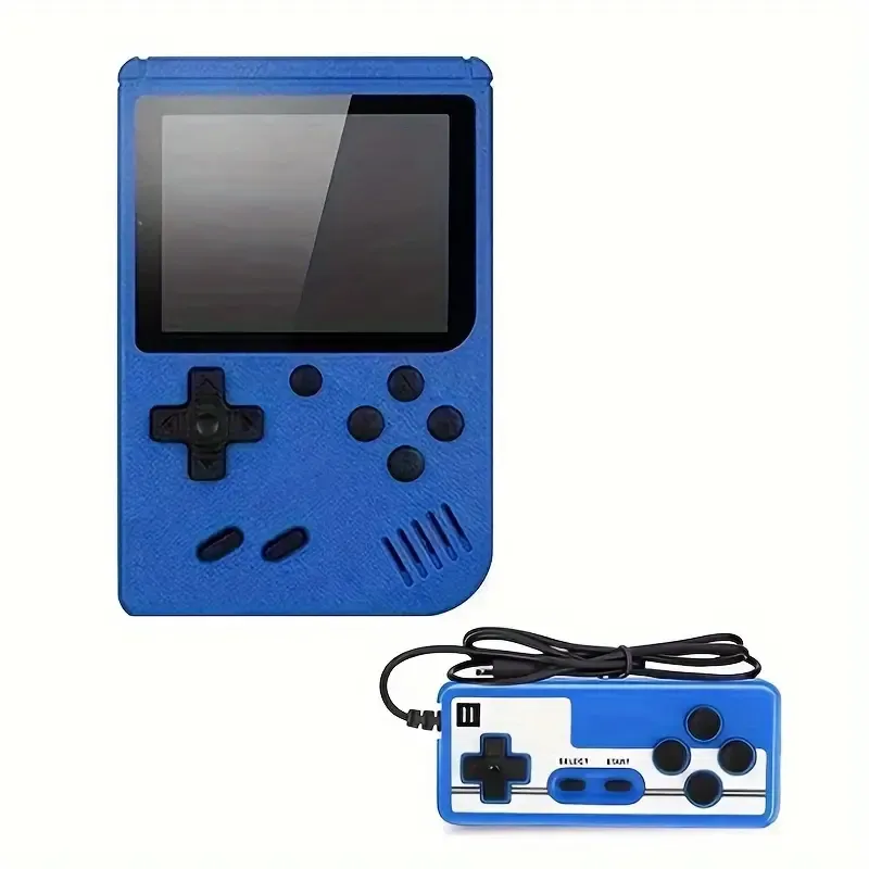 Hot handheld game for children and students doubles nostalgic toy 400-in-1 retro mini handheld game Macaron style