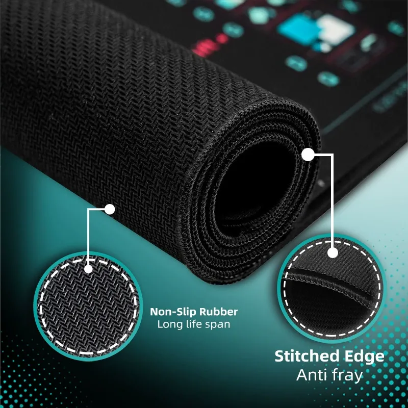 Anti-slip Keyboard Pad with (Shortcut Key Patterns)
