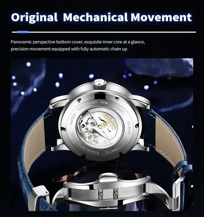 New Men's Waterproof Luminous Starry Sky Watch