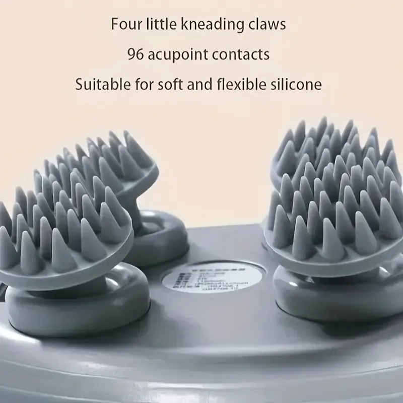 Rechargeable Electric Head Massager with Vibrating Scalp Relaxation