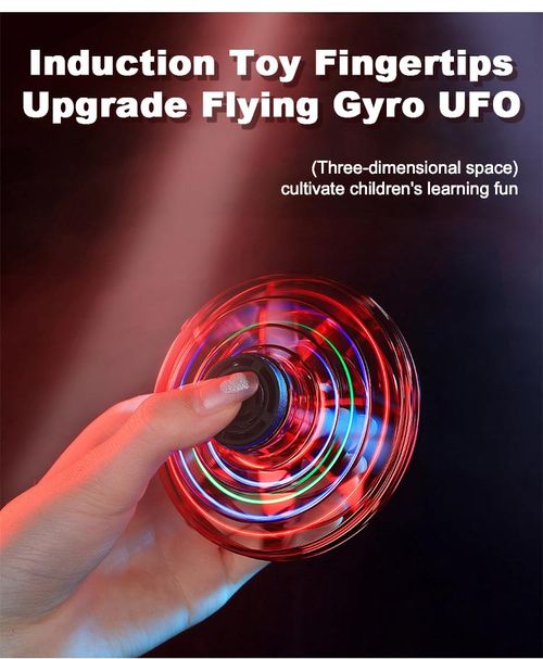 Induction Toy Fingertips Upgrade Flying Gyro UFO