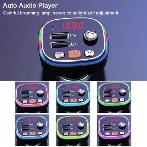 C20 Car FM Transmitter Dual USB Auto Audio Player