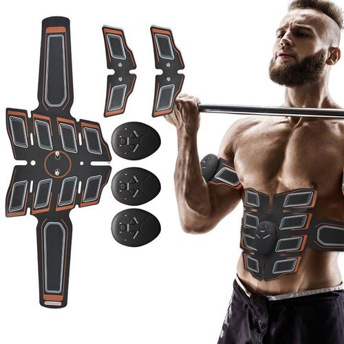 EMS smart new eight-pack abs fitness and weight loss home lazy abdominal patch digital display charging abdominal fitness device
