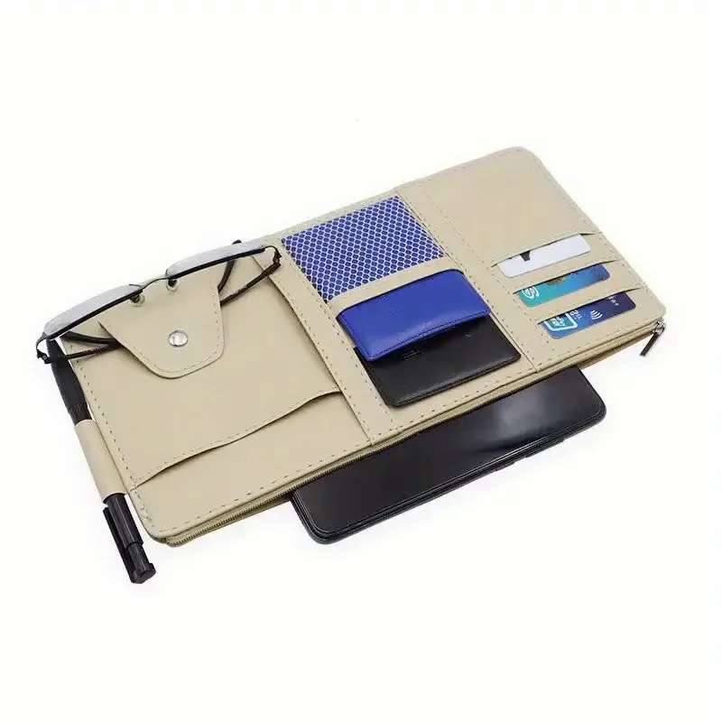 2PCS Car Sun Visor Storage Organizer